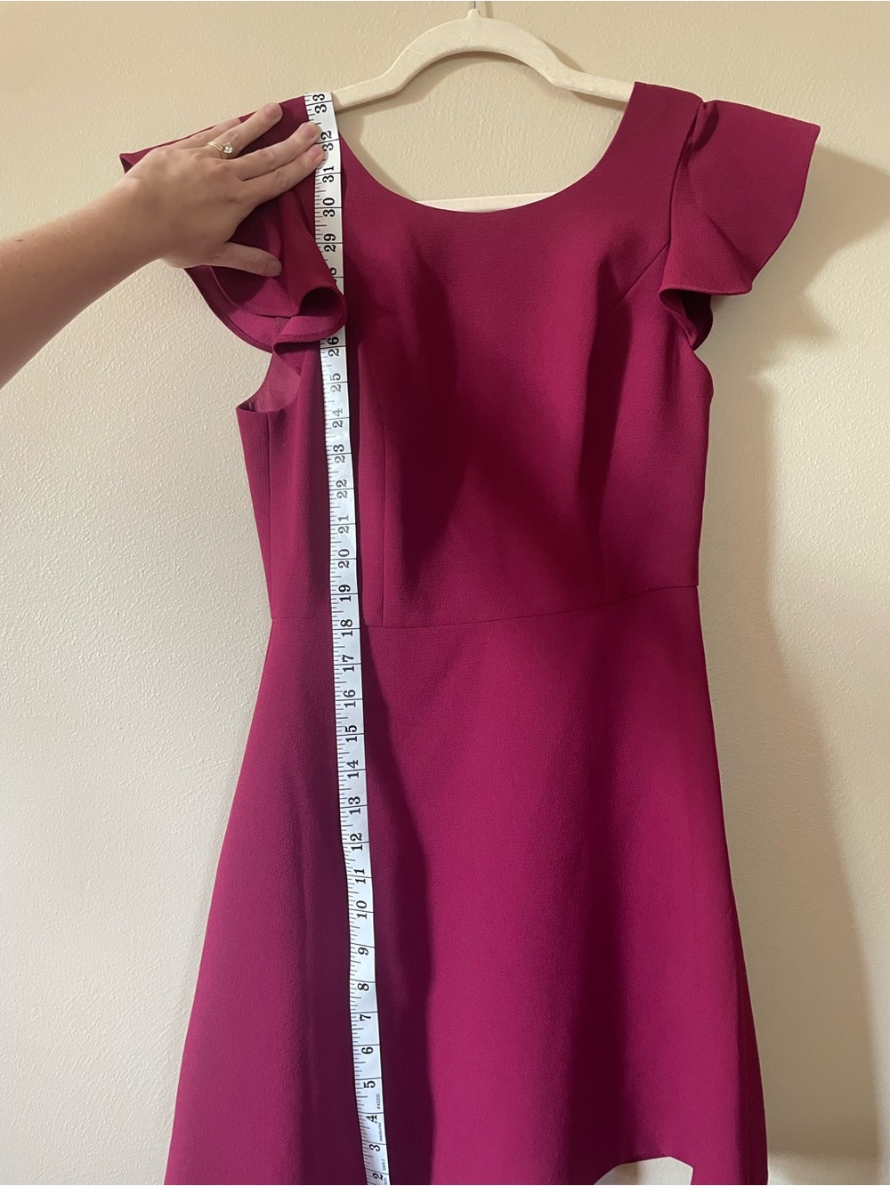 BCBGeneration Flounce Sleeve Dress - Picture 8 of 10